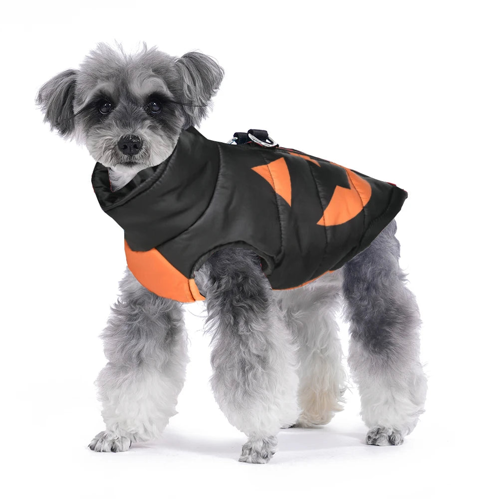 Halloween Waterproof Dog Vest – Winter Jacket | PuppyPaw™