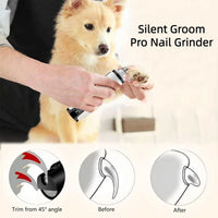 Pet Nail Grinder – USB Rechargeable LED Clipper | PuppyPaw™