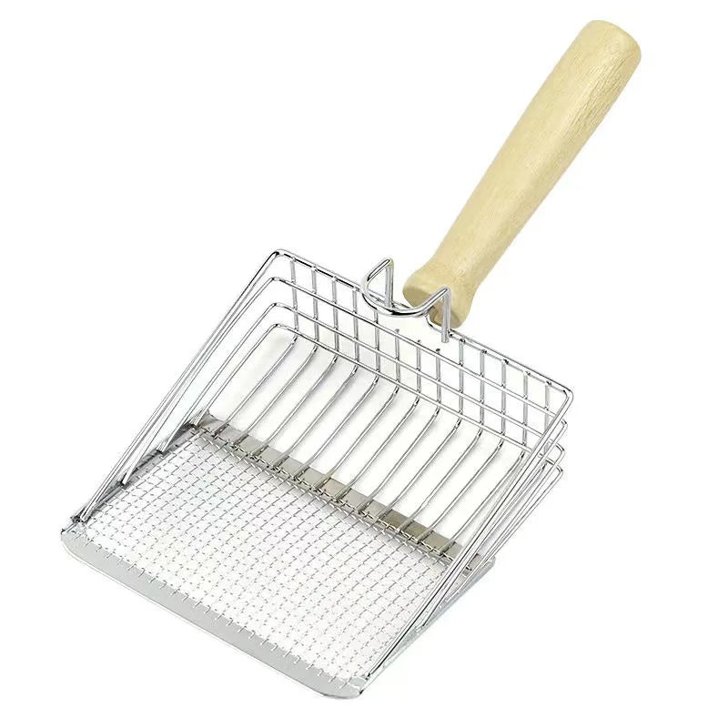 Stainless Steel Cat Litter Scoop – 2-in-1 Mesh | PuppyPaw™