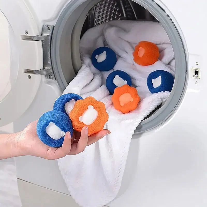 Pet Hair Laundry Balls – Reusable Fur Lint Trapper | PuppyPaw™