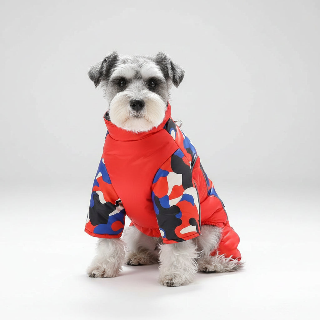 Reflective Dog Jumpsuit – Camo Winter Coat | PuppyPaw™