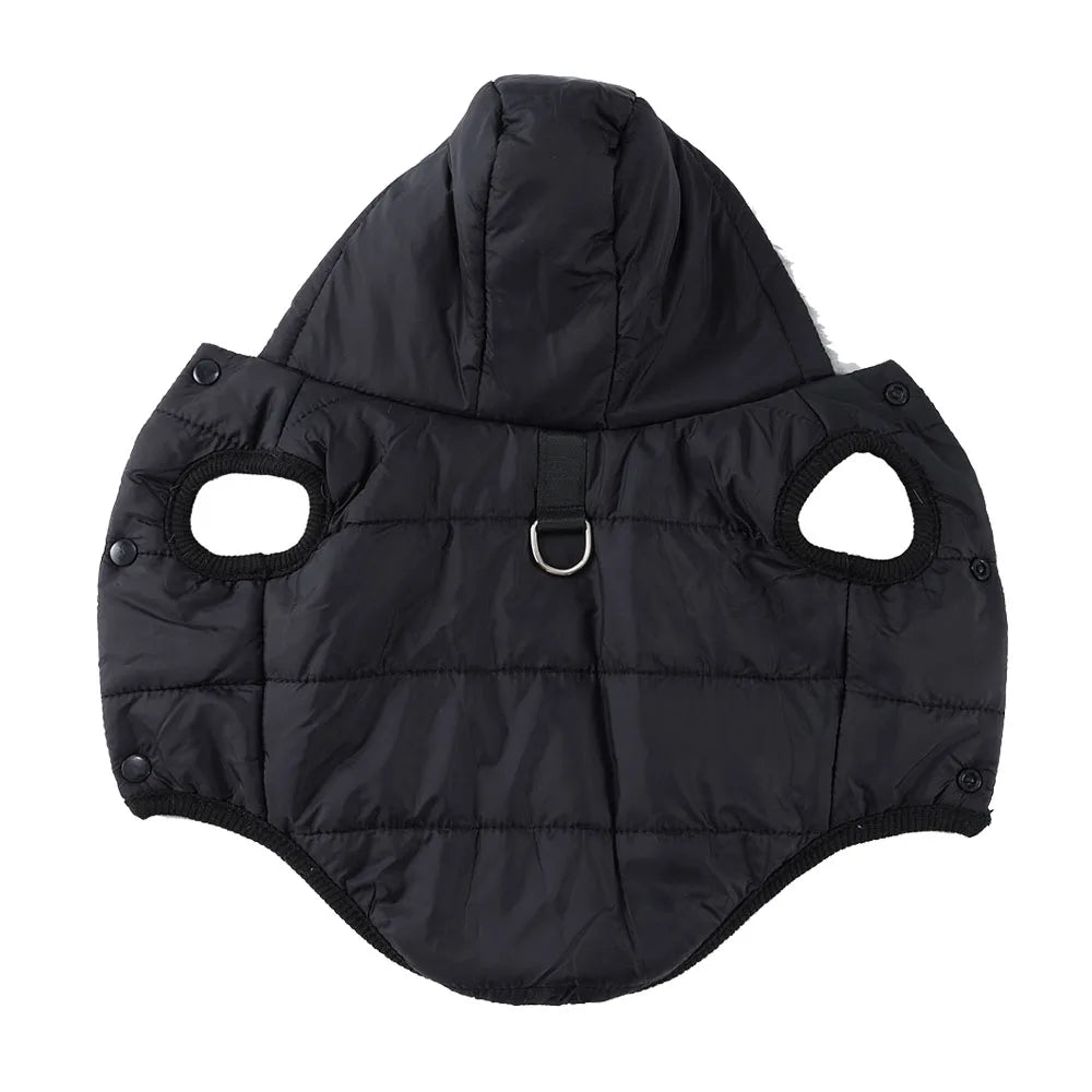 Waterproof Fleece Dog Coat – Hooded & Lined | PuppyPaw™
