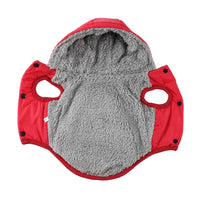 Waterproof Fleece Dog Coat – Hooded & Lined | PuppyPaw™