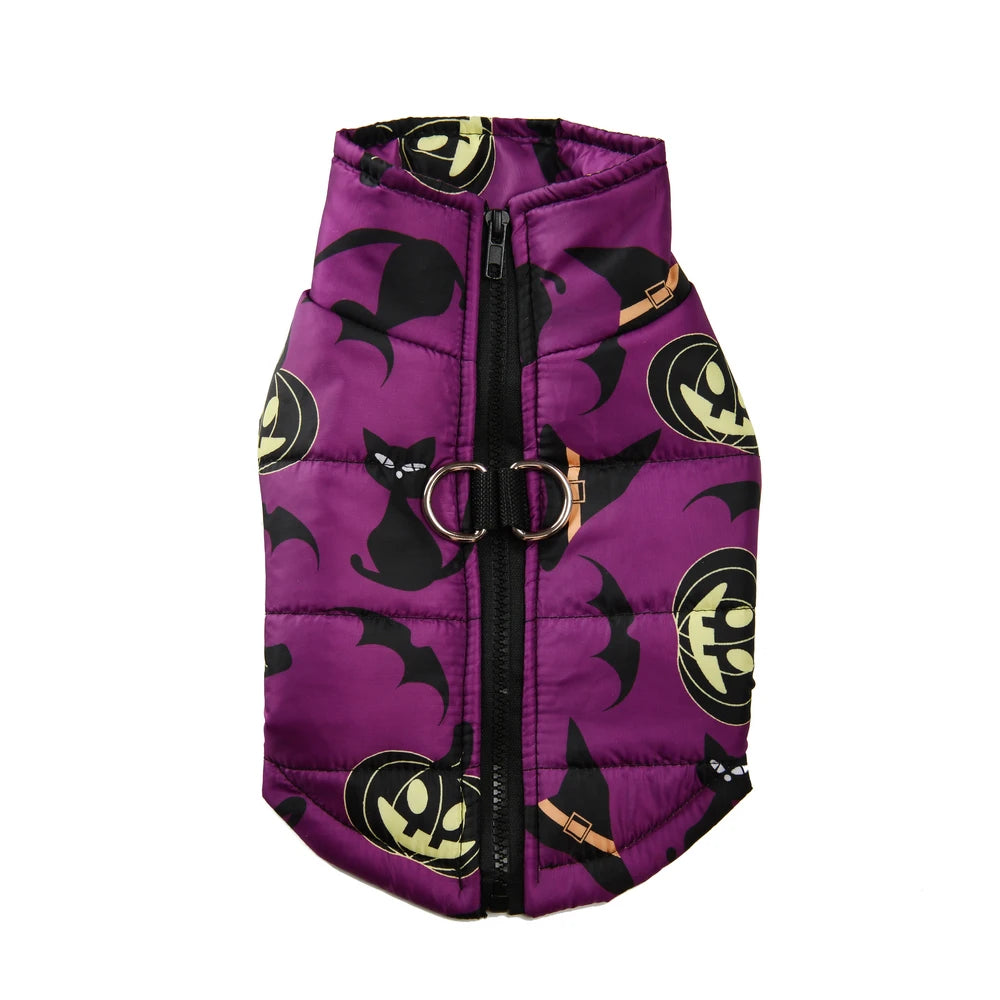 Halloween Waterproof Dog Vest – Winter Jacket | PuppyPaw™