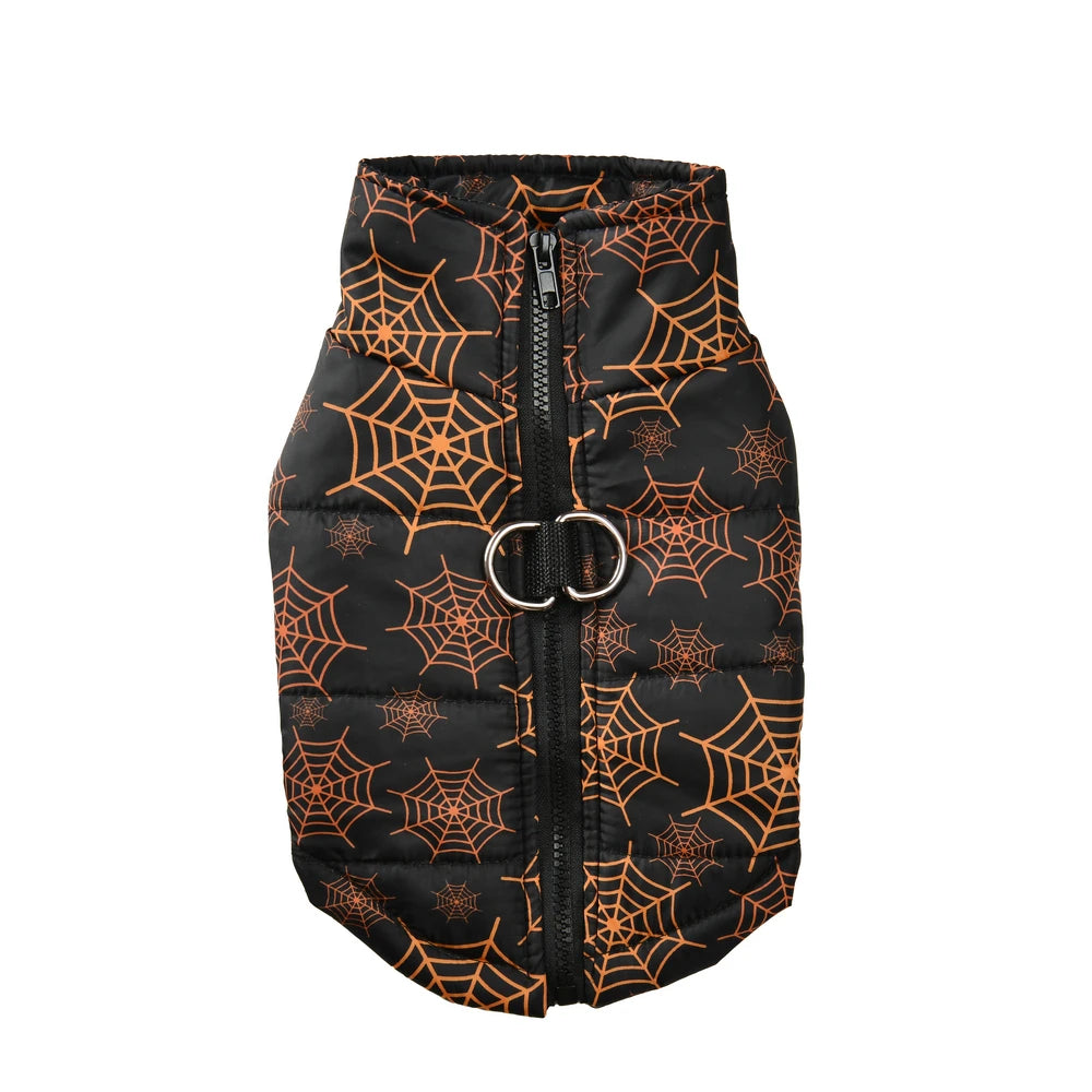 Halloween Waterproof Dog Vest – Winter Jacket | PuppyPaw™