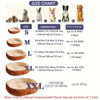 Oval Snuggle Pet Bed – Plush Warm All Seasons | PuppyPaw™