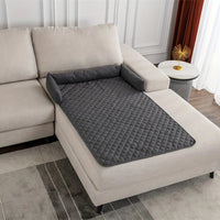 Waterproof Pet Sofa Bed – Removable Bolster Cushion | PuppyPaw™