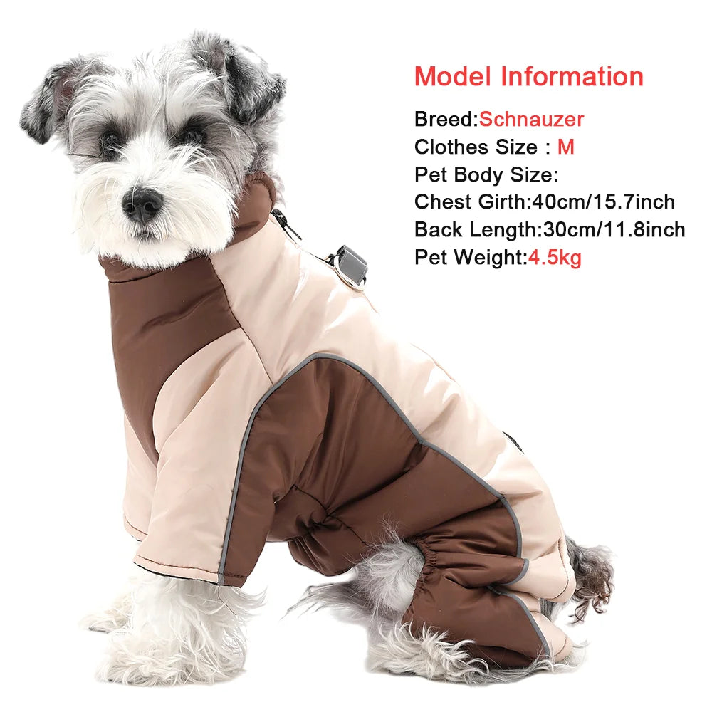 Reflective Dog Jumpsuit – Camo Winter Coat | PuppyPaw™
