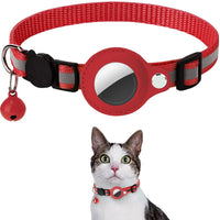 Adjustable Reflective Cat Collar – AirTag Holder | PuppyPaw™