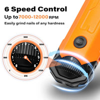 Pet Nail Grinder – 6-Speed Quiet Rechargeable | PuppyPaw™