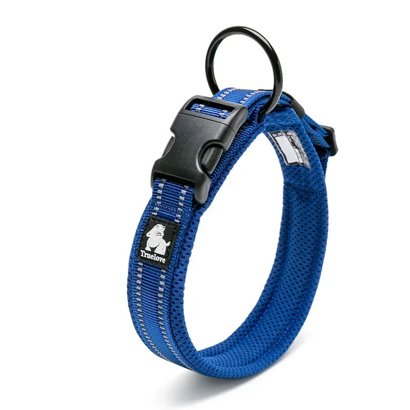 Reflective Dog Collar – Soft Mesh Padded | PuppyPaw™