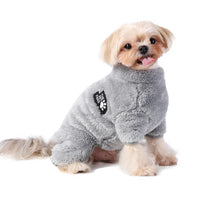 Full-Coverage Fleece Dog Jacket – Zip & D-Ring | PuppyPaw™