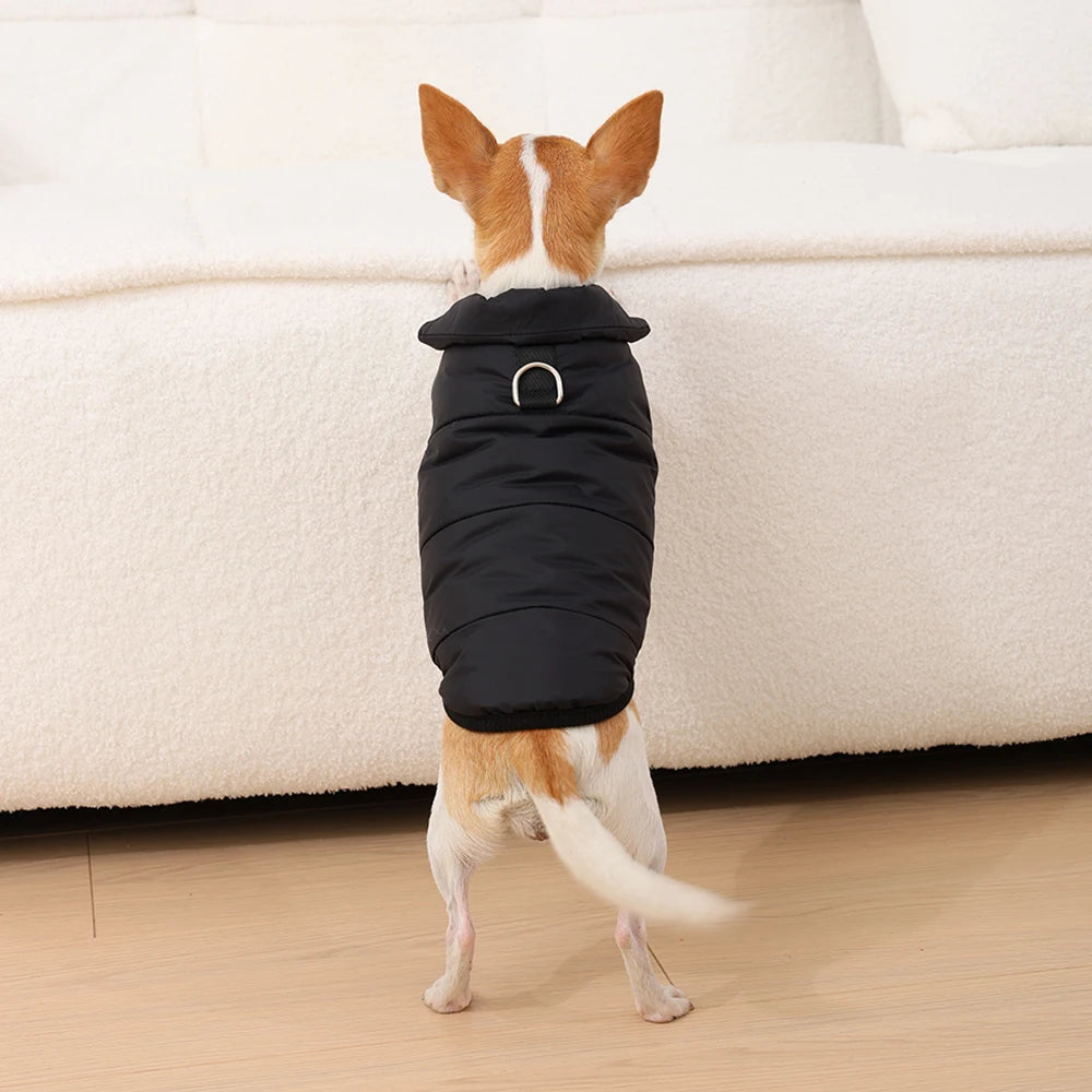 Waterproof Fleece Dog Jumpsuit – Hooded & Lined | PuppyPaw™