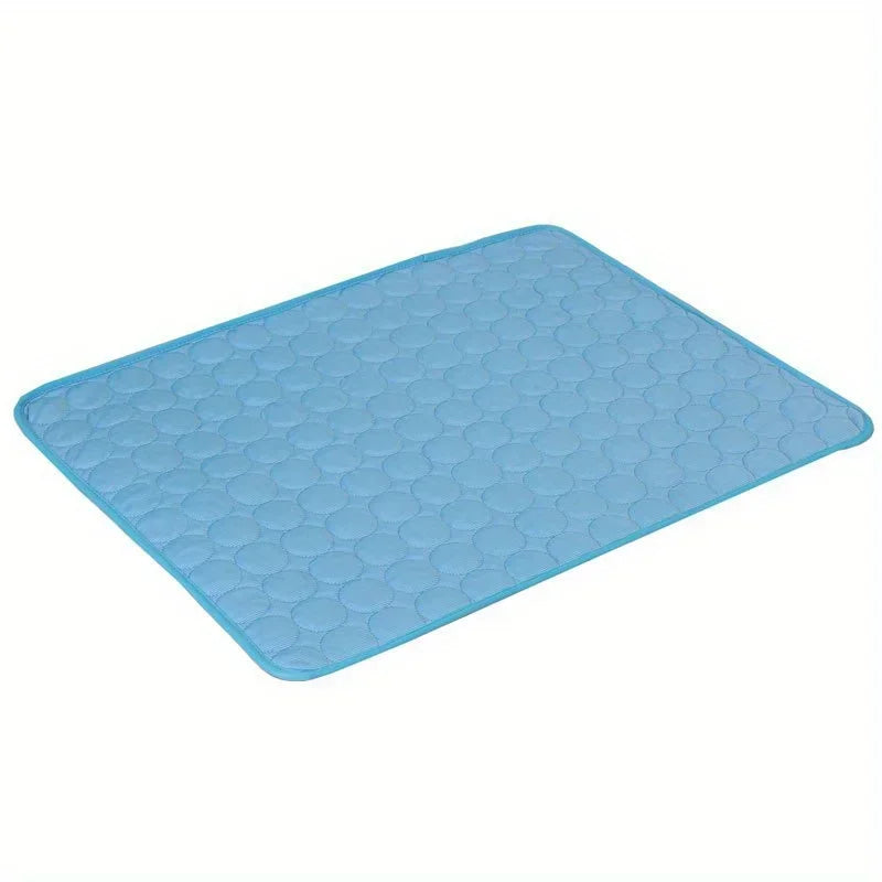 Cooling Ice Silk Pet Mat – Summer Sleeping Pad | PuppyPaw™