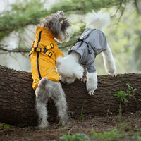 Dog Rain Jacket with Harness – Reflective | PuppyPaw™