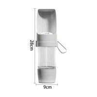 2-in-1 Dog Travel Bottle – Water & Food Feeder | PuppyPaw™