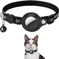 Adjustable Reflective Cat Collar – AirTag Holder | PuppyPaw™