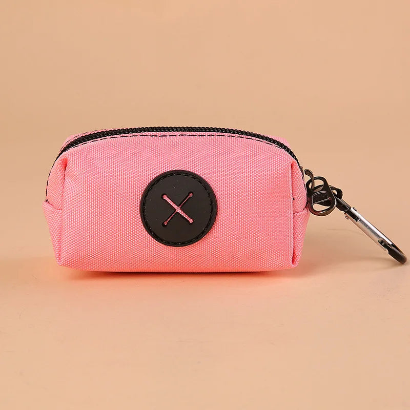 Canvas Dog Poop Bag Dispenser – Carabiner Clip | PuppyPaw™