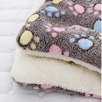 Plush Print Dog Sleeping Mat – Warm Winter Pad | PuppyPaw™