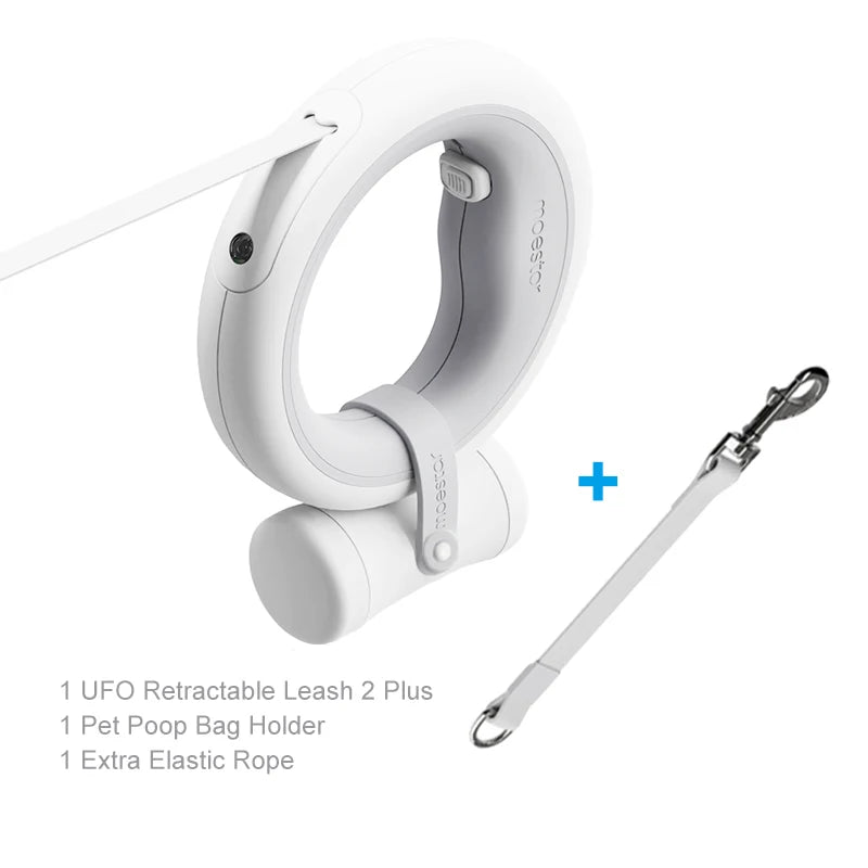 Retractable LED Dog Leash – Rechargeable USB-C | PuppyPaw™