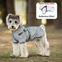 Dog Rain Jacket with Harness – Reflective | PuppyPaw™