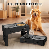 Adjustable Height Pet Feeder – 3-in-1 Slow Feed | PuppyPaw™