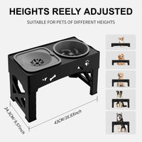 Adjustable Height Pet Feeder – 3-in-1 Slow Feed | PuppyPaw™