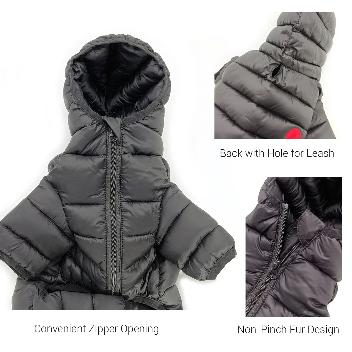 Dog Winter Jumpsuit – Padded Cotton Coat | PuppyPaw™