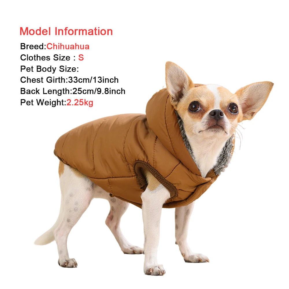 Waterproof Fleece Dog Coat – Hooded & Lined | PuppyPaw™