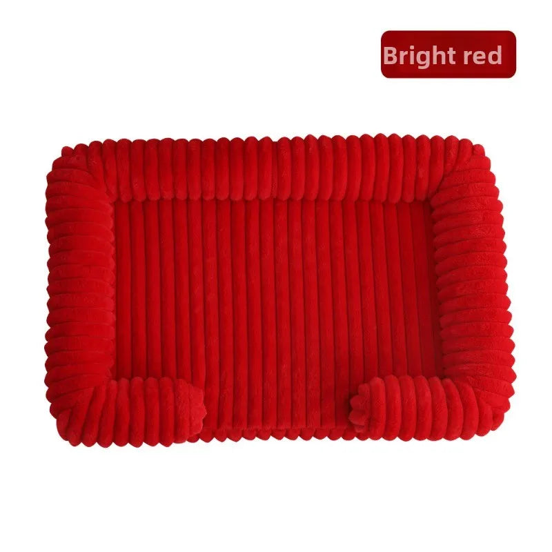 Calming Orthopedic Memory Foam Dog Bed – Bolster | PuppyPaw™
