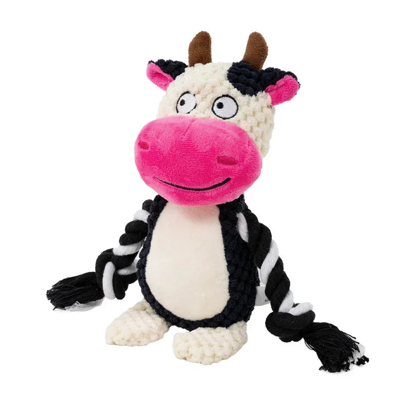 Small Dog Squeaky Plush Toy – Bite Resistant | PuppyPaw™