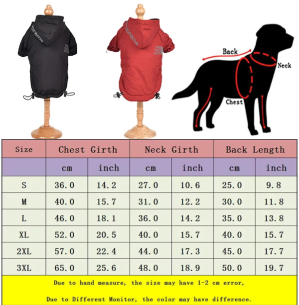 PuppyPaw™ Waterproof Reflective Coat