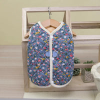 Floral Dog Jumpsuit – Plush Fleece Winter Coat | PuppyPaw™
