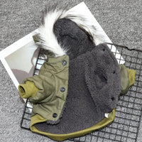 Thickened Hoodie Dog Coat – Polyester Fleece | PuppyPaw™