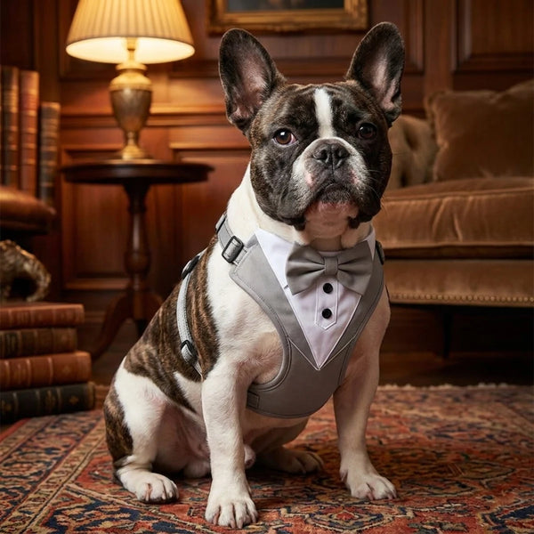 Dog Tuxedo Suit – Formal Wear with Bowtie | PuppyPaw™