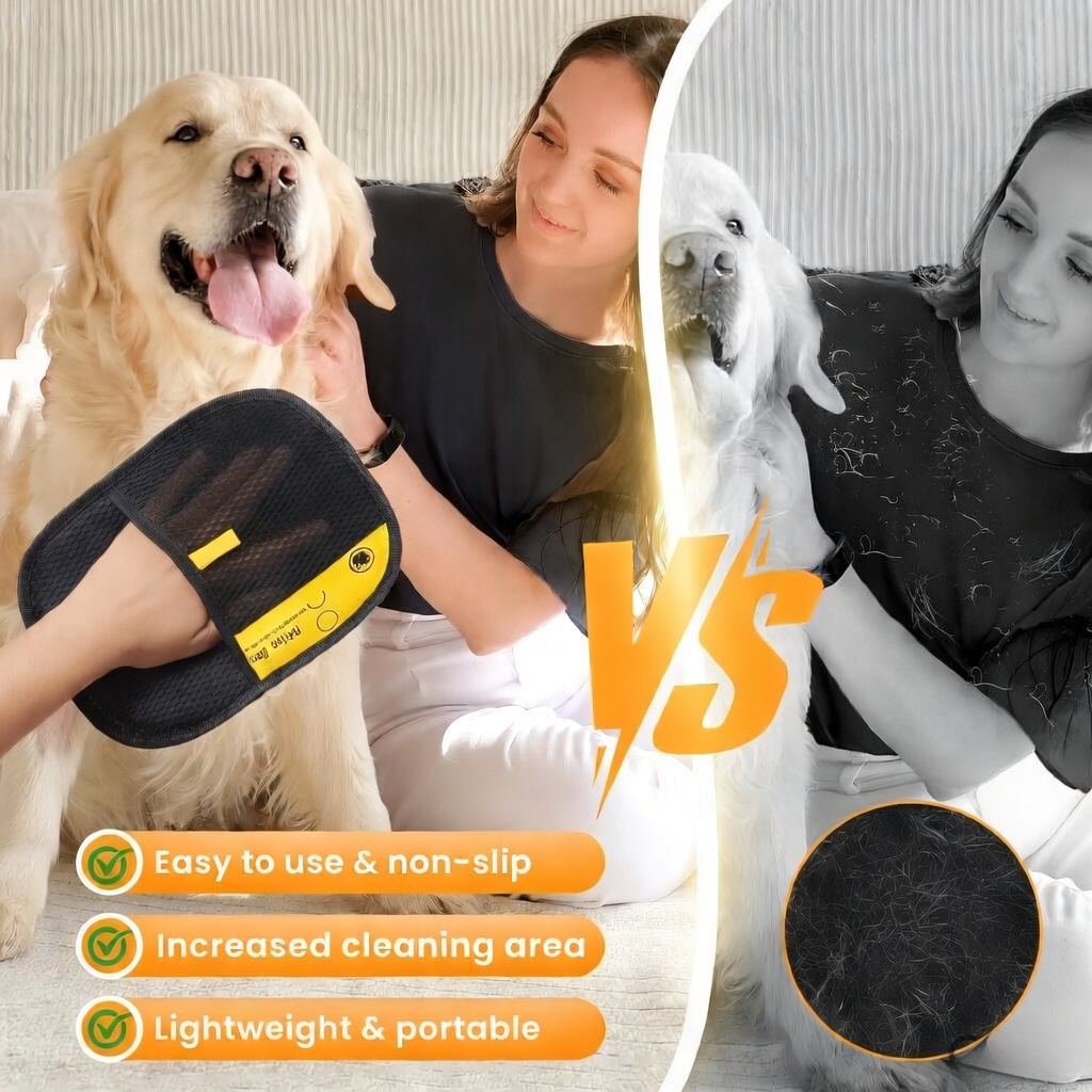 PuppyPaw™ Electrostatic Grooming Glove