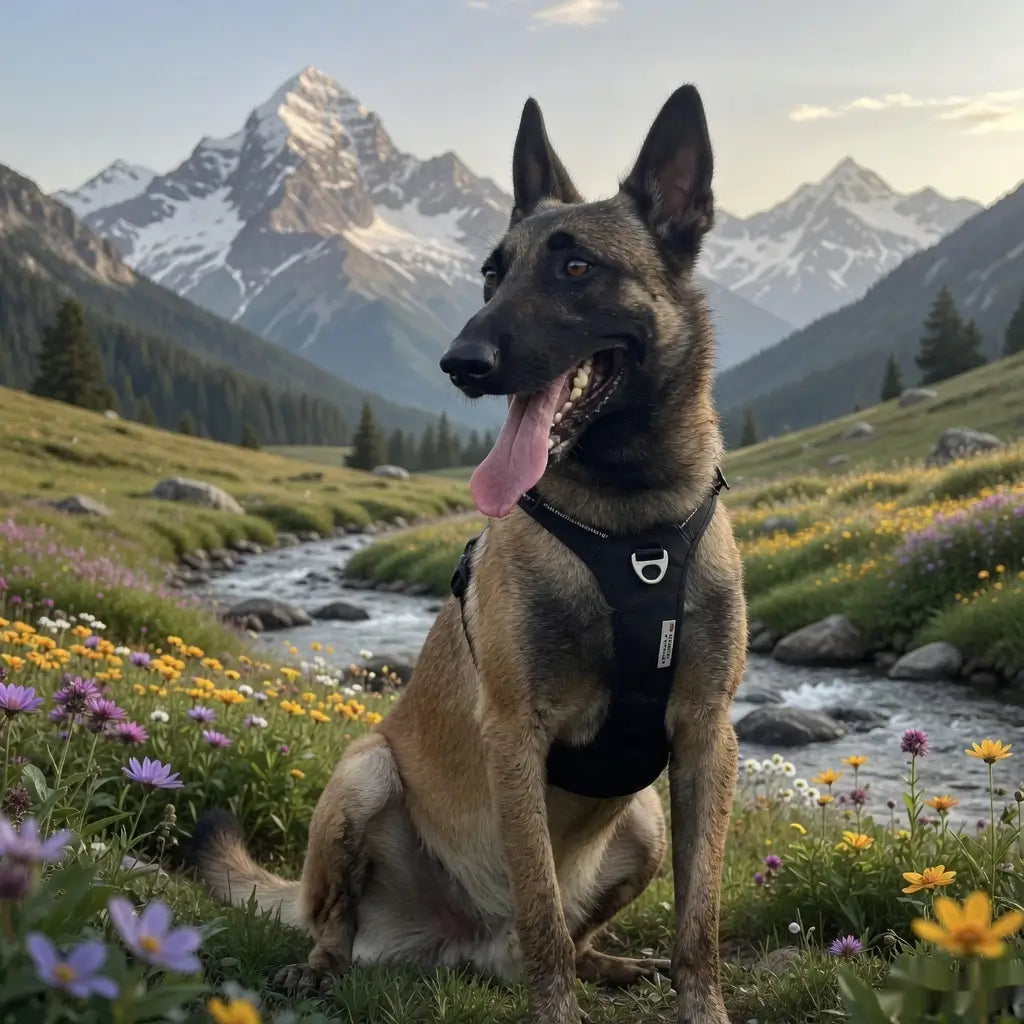 No-Pull Reflective Dog Harness – Back Handle | PuppyPaw™