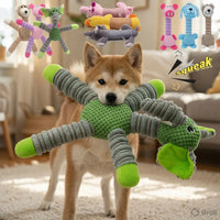 Indestructible Squeaky Dog Toy – Animal Shape | PuppyPaw™