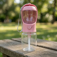 Dog Food & Water Travel Bottle – 2-in-1 Portable | PuppyPaw™