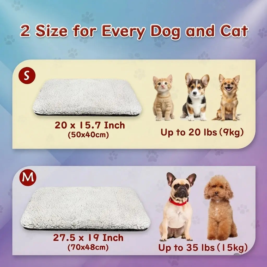 Self-Heating Pet Blanket Mat – No Electricity | PuppyPaw™