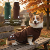 Fleece Dog Jacket – Reflective Windproof Coat | PuppyPaw™