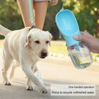 Dog Food & Water Travel Bottle – 2-in-1 Portable | PuppyPaw™