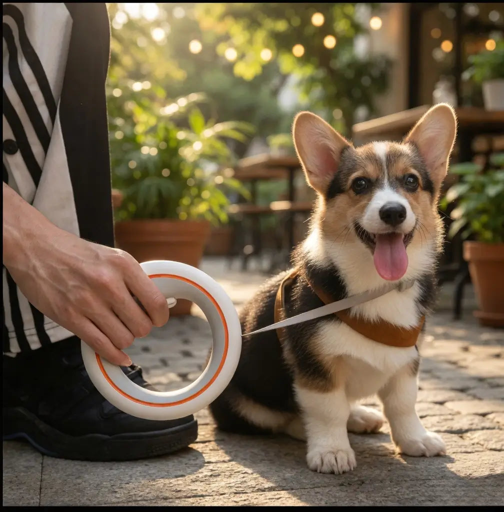 Retractable Dog Training Leash – Hands-Free | PuppyPaw™