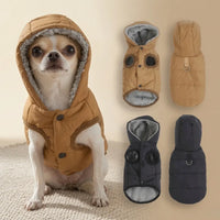 Waterproof Fleece Dog Coat – Hooded & Lined | PuppyPaw™