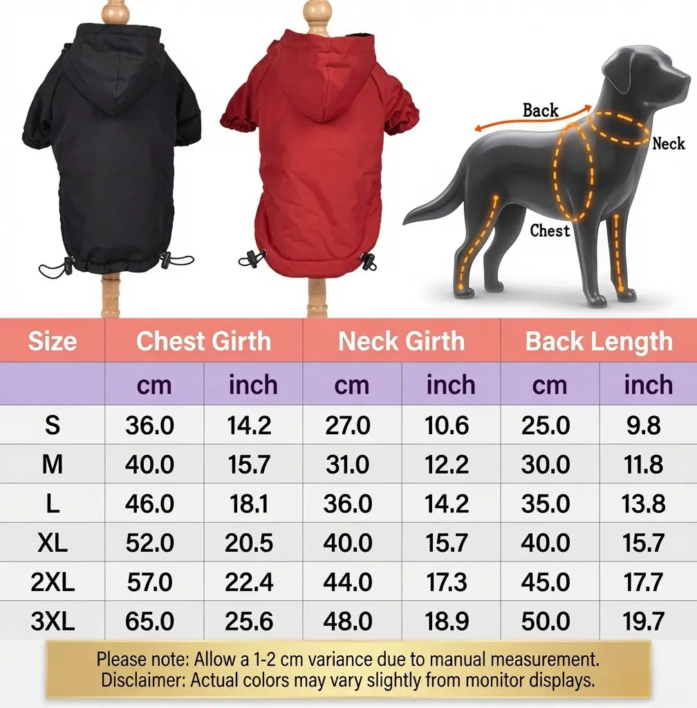 Waterproof Reflective Dog Coat – All Weather | PuppyPaw™