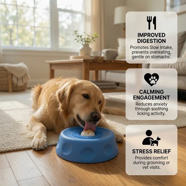 Anti-Anxiety Lick Bowl – Roller Ball Enrichment | PuppyPaw™