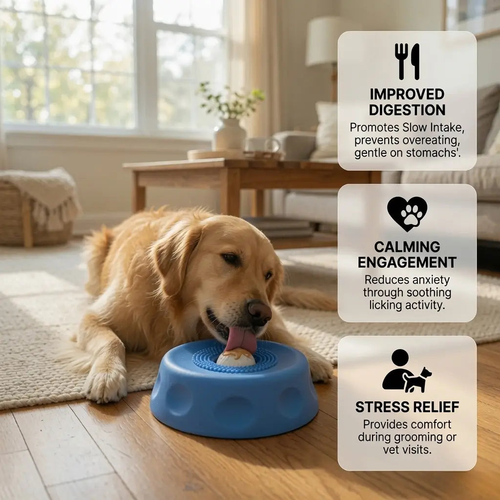 Anti-Anxiety Lick Bowl – Roller Ball Enrichment | PuppyPaw™