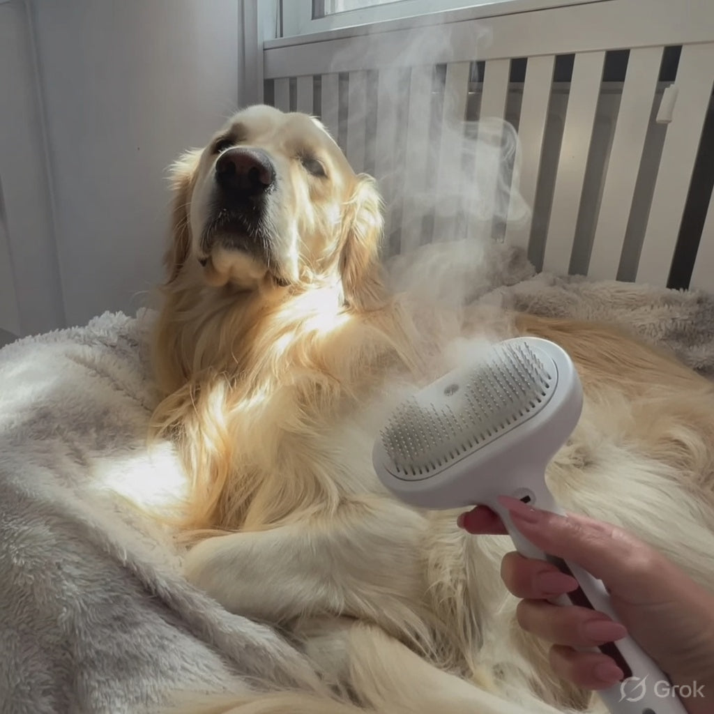 PuppyPaw™ Steam Spray Grooming Brush