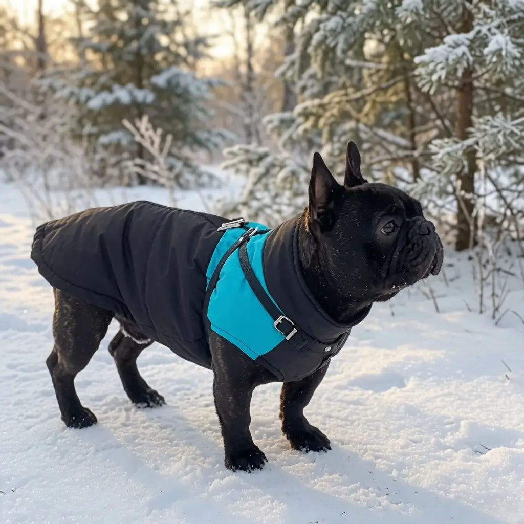 Windproof Waterproof Dog Jacket – D-Ring | PuppyPaw™