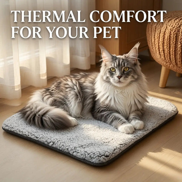 Self-Heating Pet Blanket Mat – No Electricity | PuppyPaw™